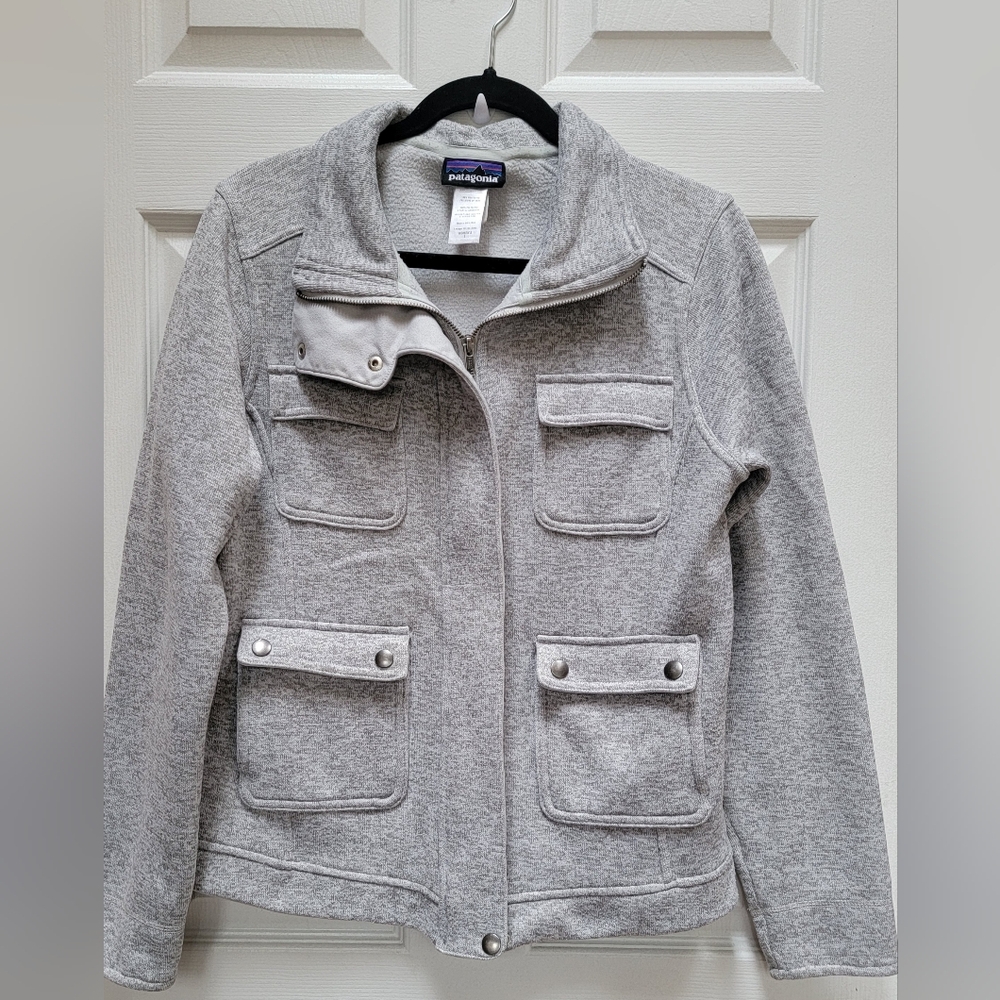 Patagonia Women's Utility Jacket in Light Gray Size Large
